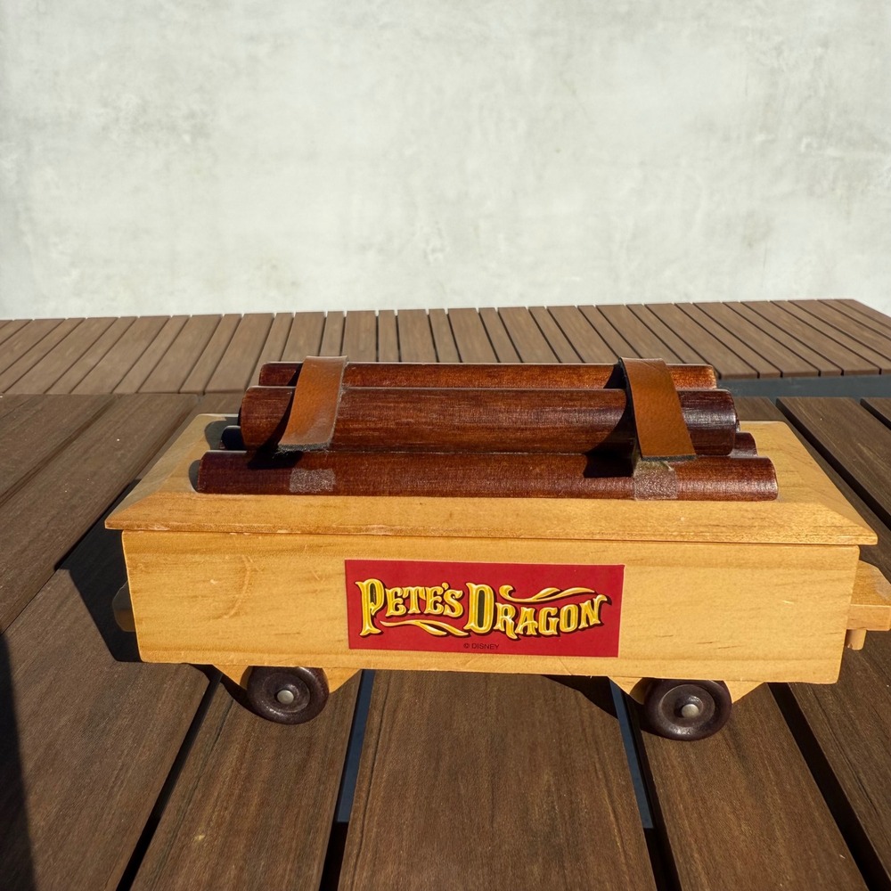 Disney Pete's Dragon Wooden‎ Treasure Box Storage Container Collectible